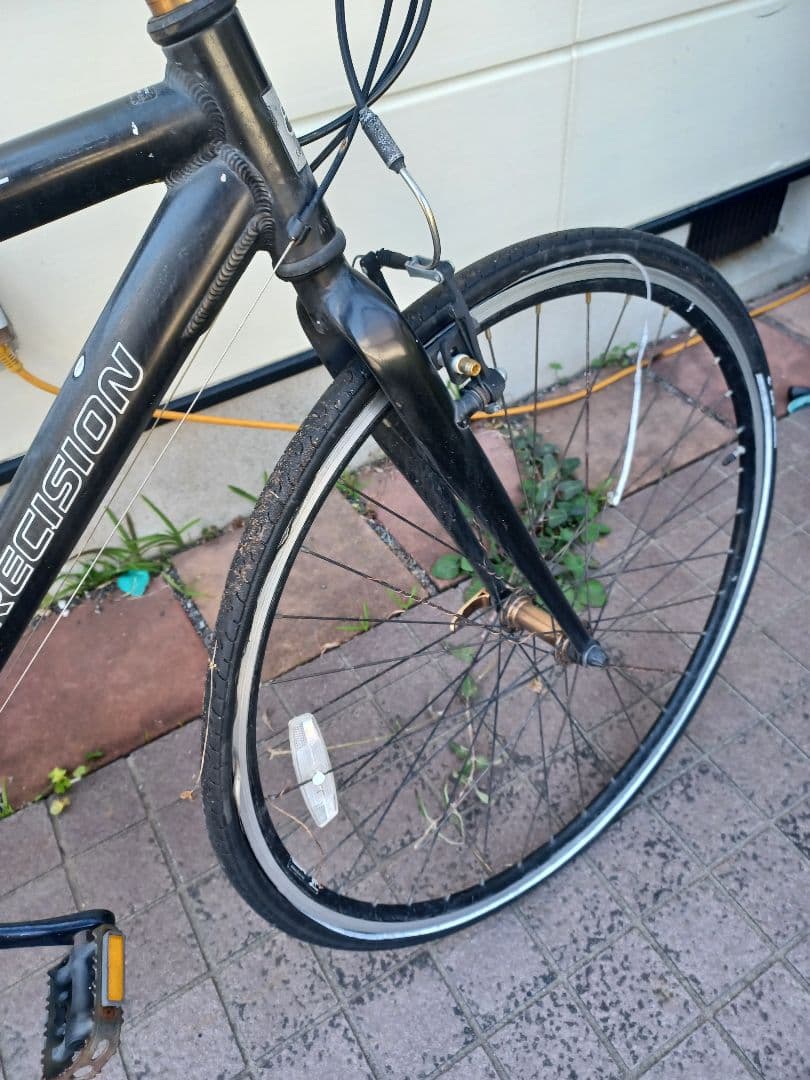 大阪　あさひ 自転車 precision 　黒　手渡し限定