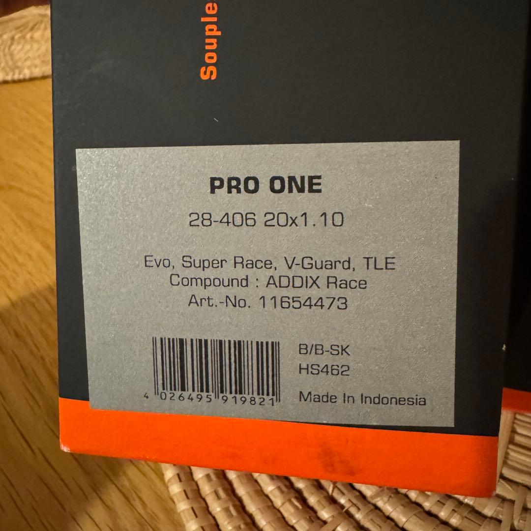 SCHWALBE pro one シュワルベ プロ ワン 406 20インチ