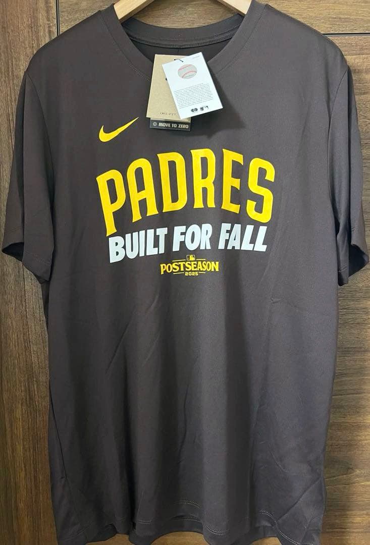 サンディエゴパドレス 2025ポストシーズン選手支給品 練習時着用Tシャツ 新品