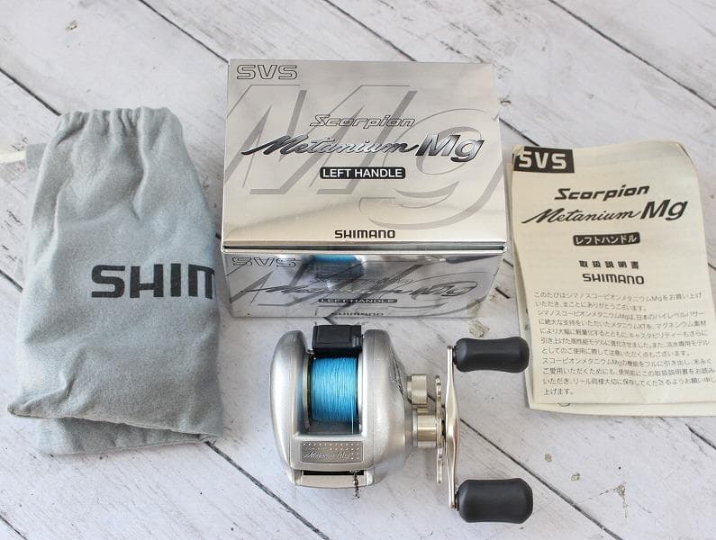 美品 シマノ スコーピオン 00メタニウム Mg レフトハンドル