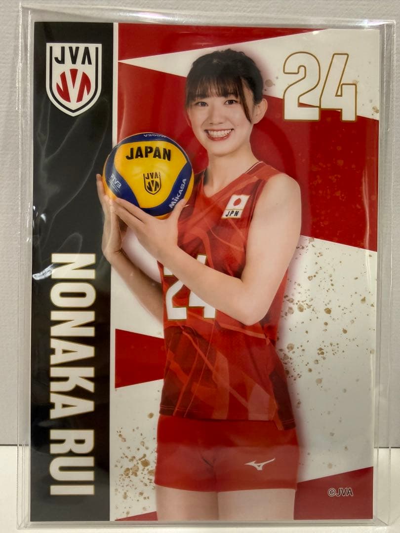 野中瑠衣 選手　ブロマイド