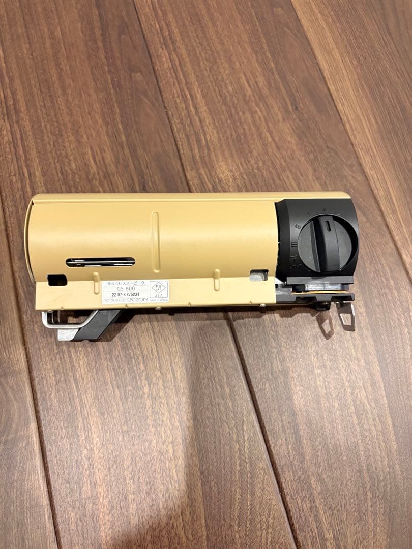 スノーピーク ＆CAMPバーナー GS-600 ベージュ カセットコンロ