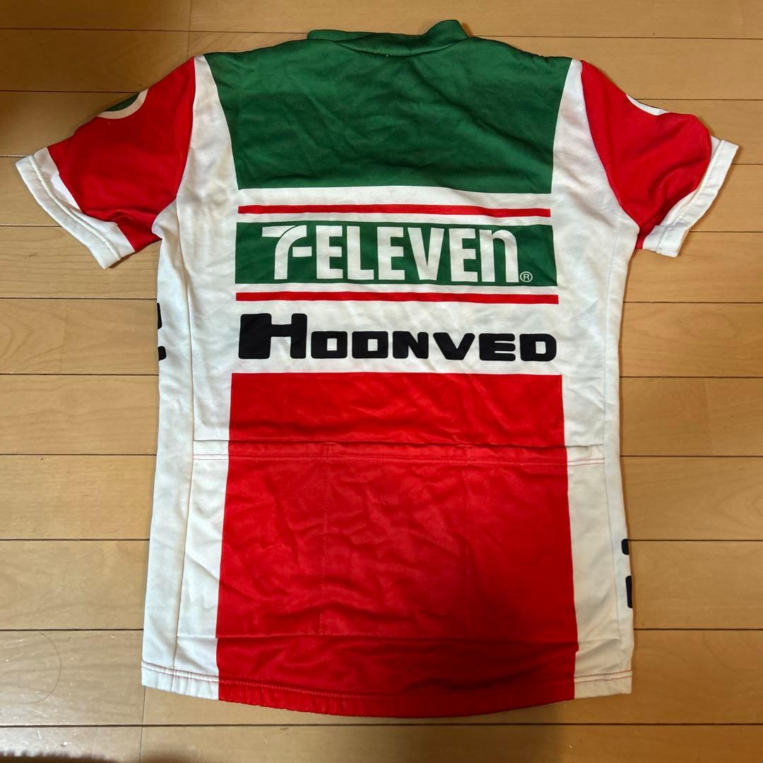 80s ビンテージ 7-Eleven Hoonved サイクルジャージ 半袖