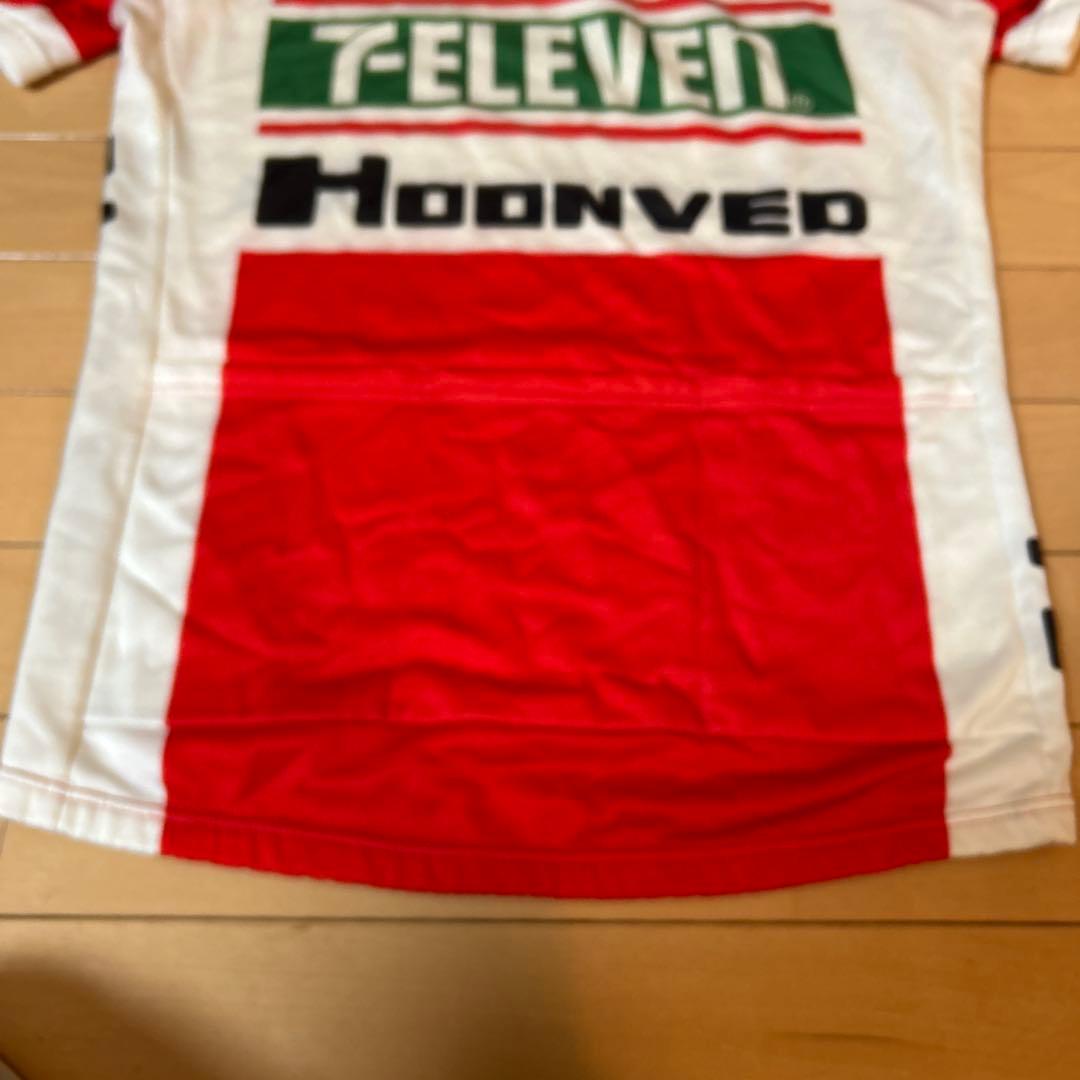 80s ビンテージ 7-Eleven Hoonved サイクルジャージ 半袖