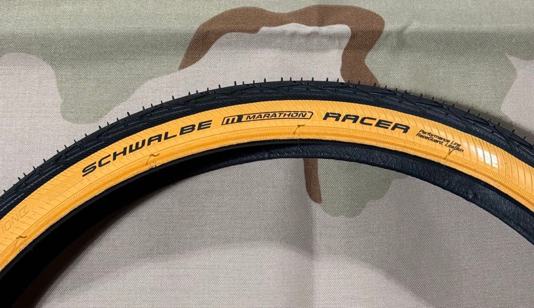 SCHWALBE Marathon Racer タンウォールbrompton