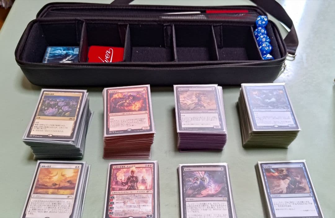 a*e様 MTG パイオニアチャレンジャーデッキ 4種類+デッキケース＆サプライ
