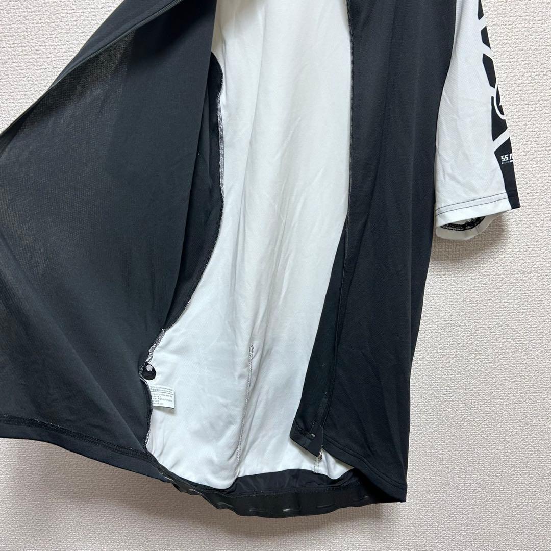 アソス SS MILLE サイクルジャージ 半袖 XL ビッグサイズ 黒白