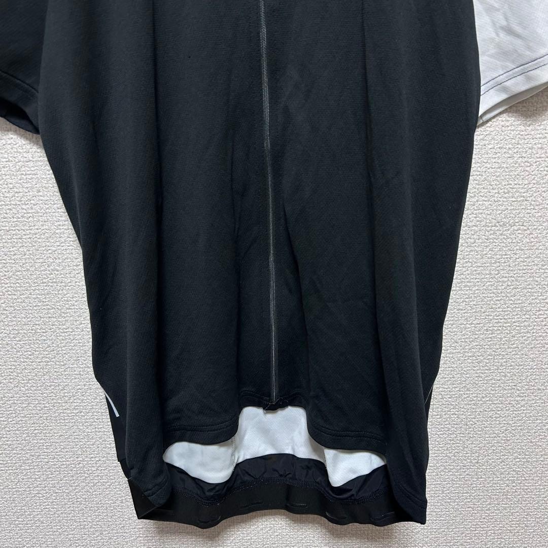 アソス SS MILLE サイクルジャージ 半袖 XL ビッグサイズ 黒白