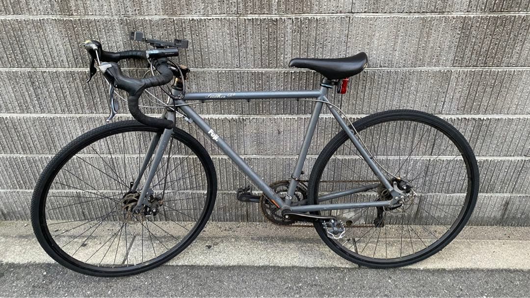 fuji feather cx+ グレー スチールフレーム ロードバイク
