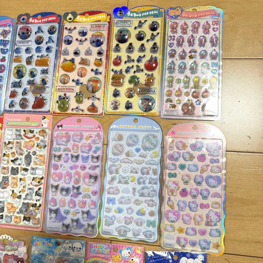 新品　ボンボンドロップ　シール　50点　正規品　うるちゅる　サンリオ　ディズニー