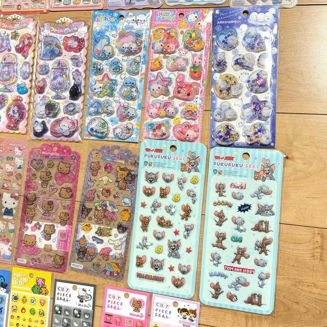 新品　ボンボンドロップ　シール　50点　正規品　うるちゅる　サンリオ　ディズニー