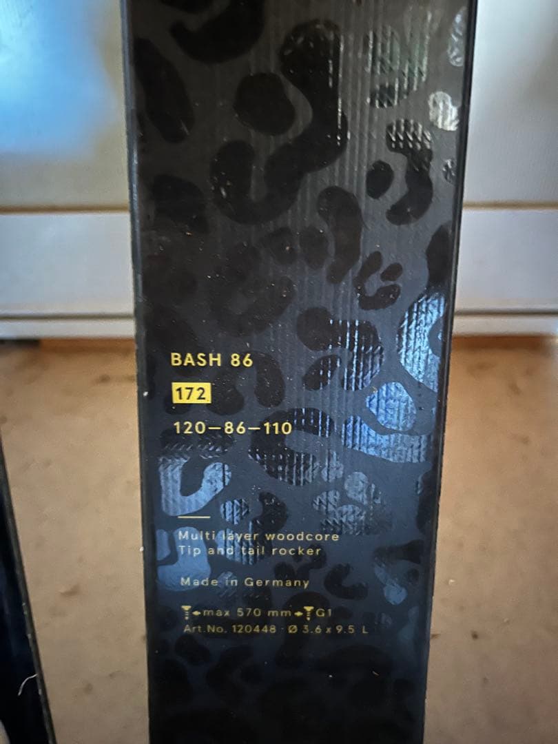 Völkl BASH 86 172cm スキー板