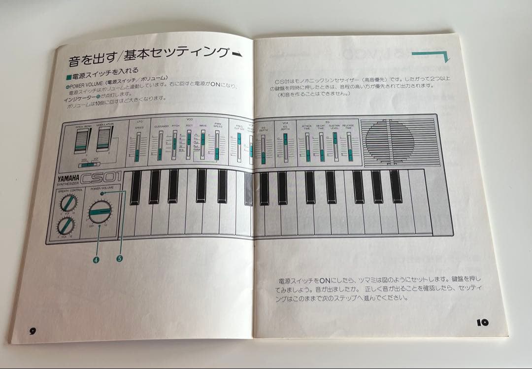 Yamaha CS-01 モノフォニックシンセサイザー　1984年頃購入