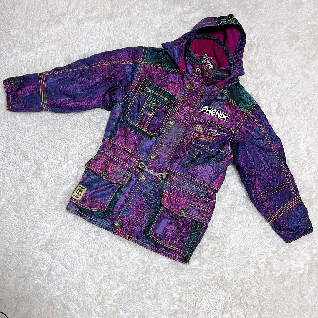 美品 平成レトロ 90's Phenix スノーウェア上下 スキー スノボ