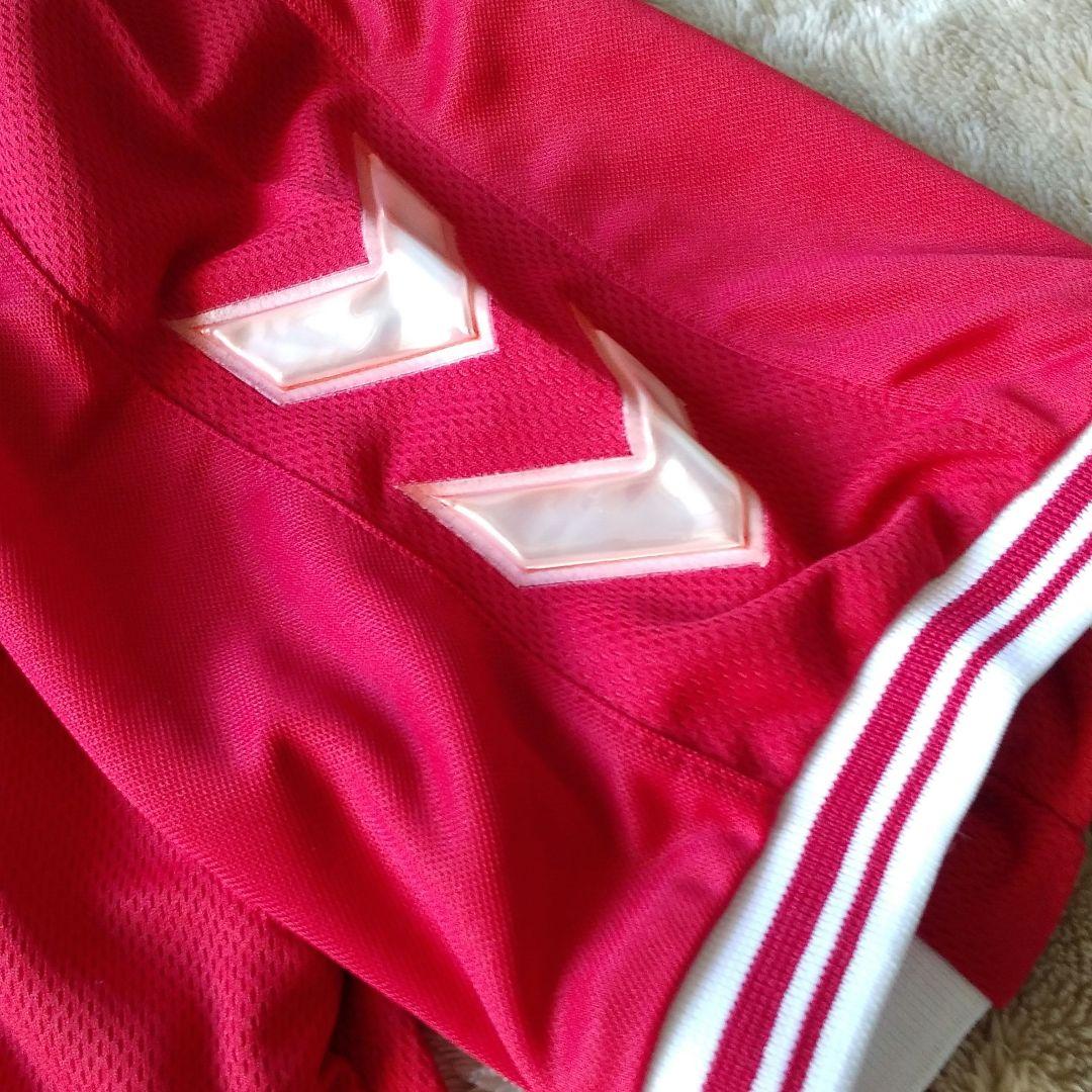 hummel DBU 赤 半袖シャツ