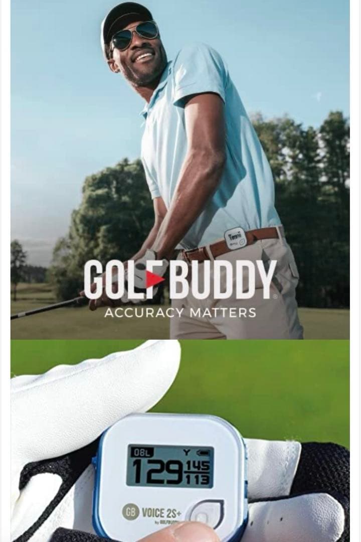 GOLFBUDDY GB VOICE2S+ GPS ゴルフナビ　日本世界で使用可