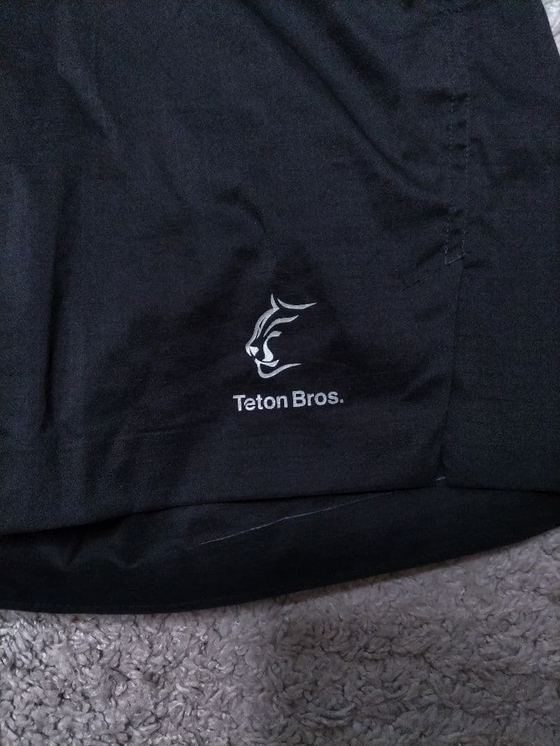 美品　ティートンブロス　ランニングパンツ　黒 ELV1000