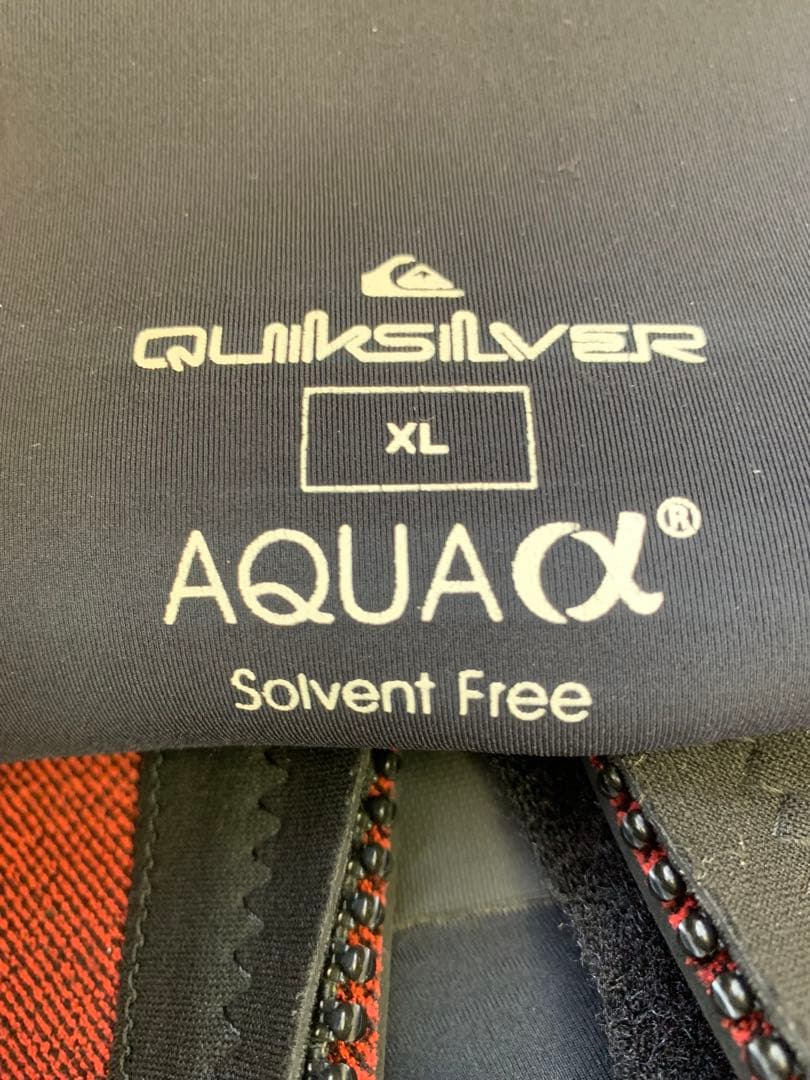 Quiksilver メンズ　XLフルスーツ グレー/ブラック