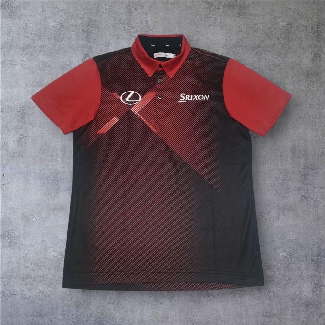 極美品 SRIXON 松山英樹 モデル ゴルフ シャツ レクサス デサント M