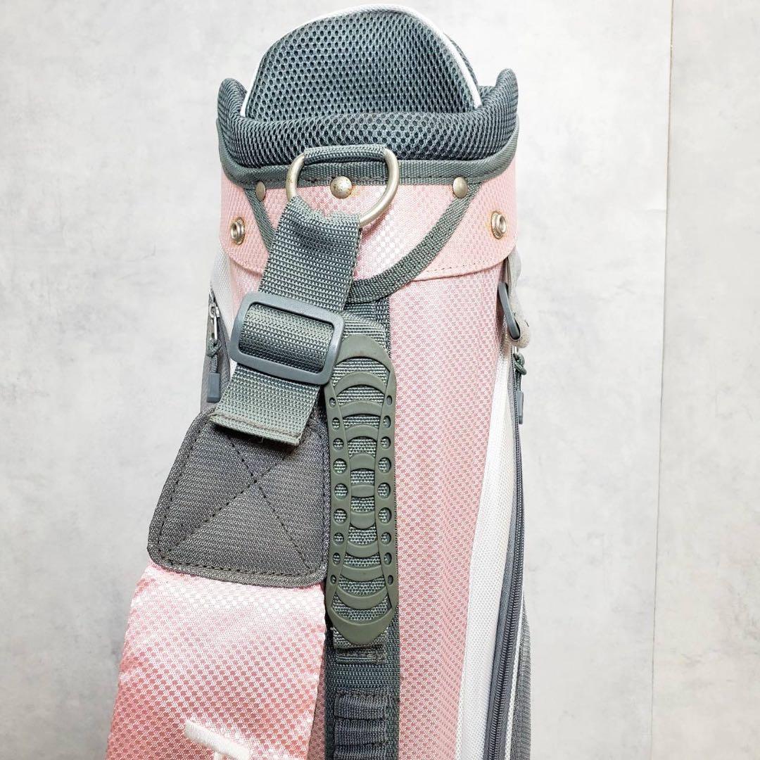 Fitway レディース 軽量スタンドキャディバッグ ピンク ゴルフバッグ