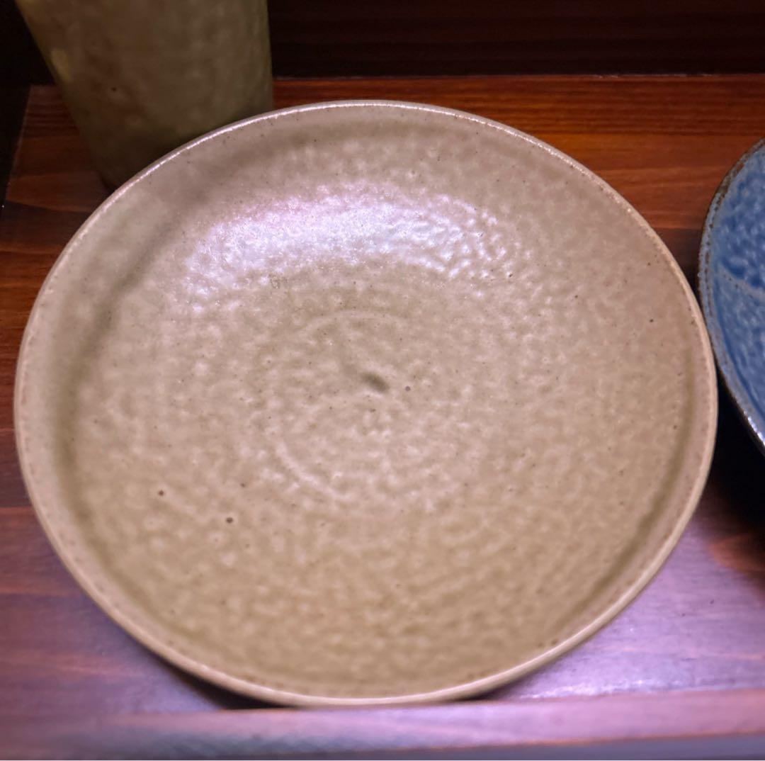 【新品木箱入り】織部茶器ペアコーヒーカップ＆ソーサー