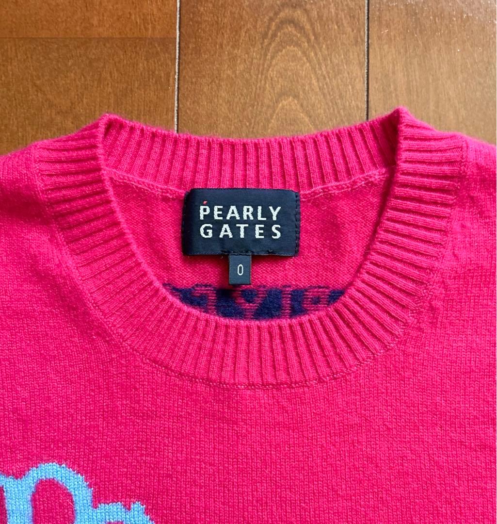PEARLY GATES/パーリーゲイツカシミヤ100% ニット（レディースS）