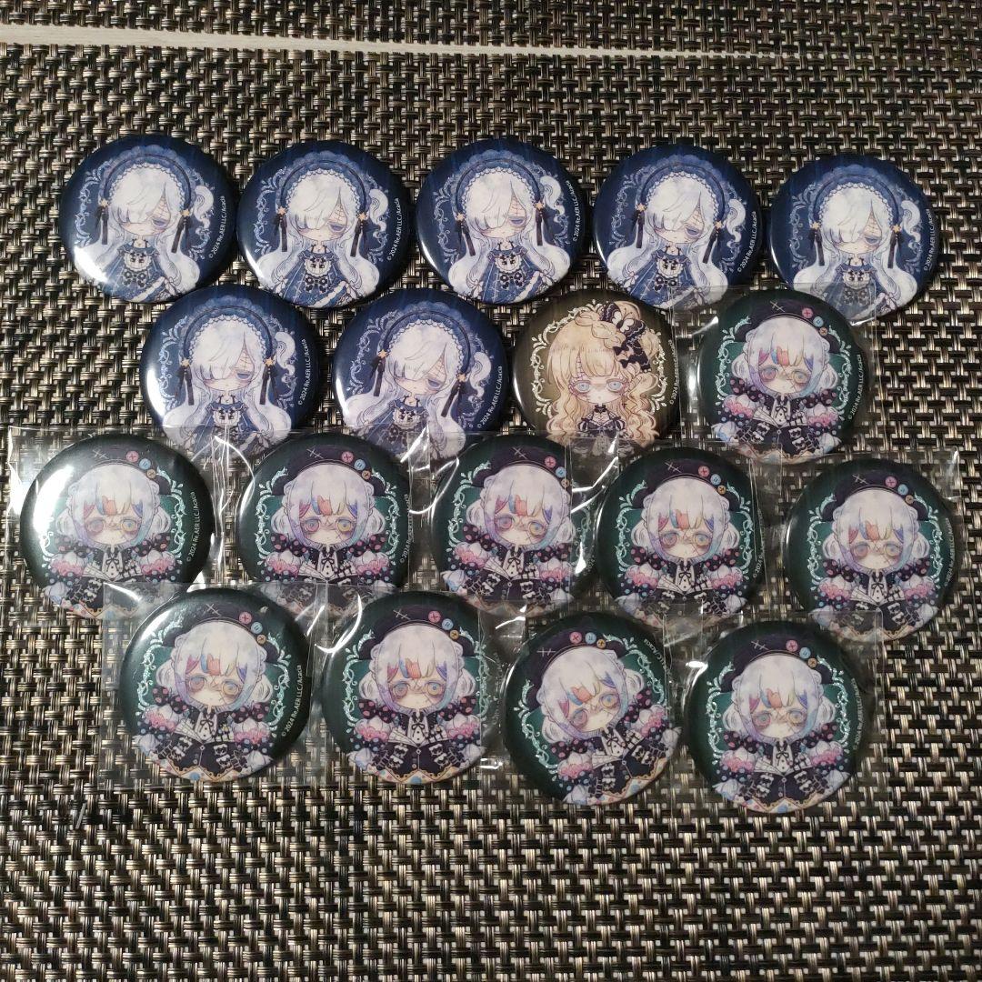 【バラ売り可】魔法少女ノ魔女裁判 POP UP STORE 人形化缶バッジ