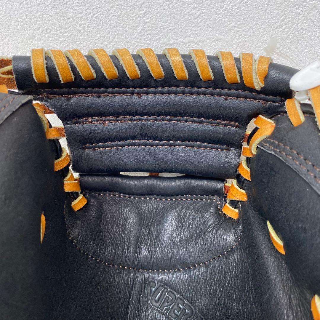 【新品】ファルコン 少年軟式 キャッチャーミット LH(右投) ブラック M