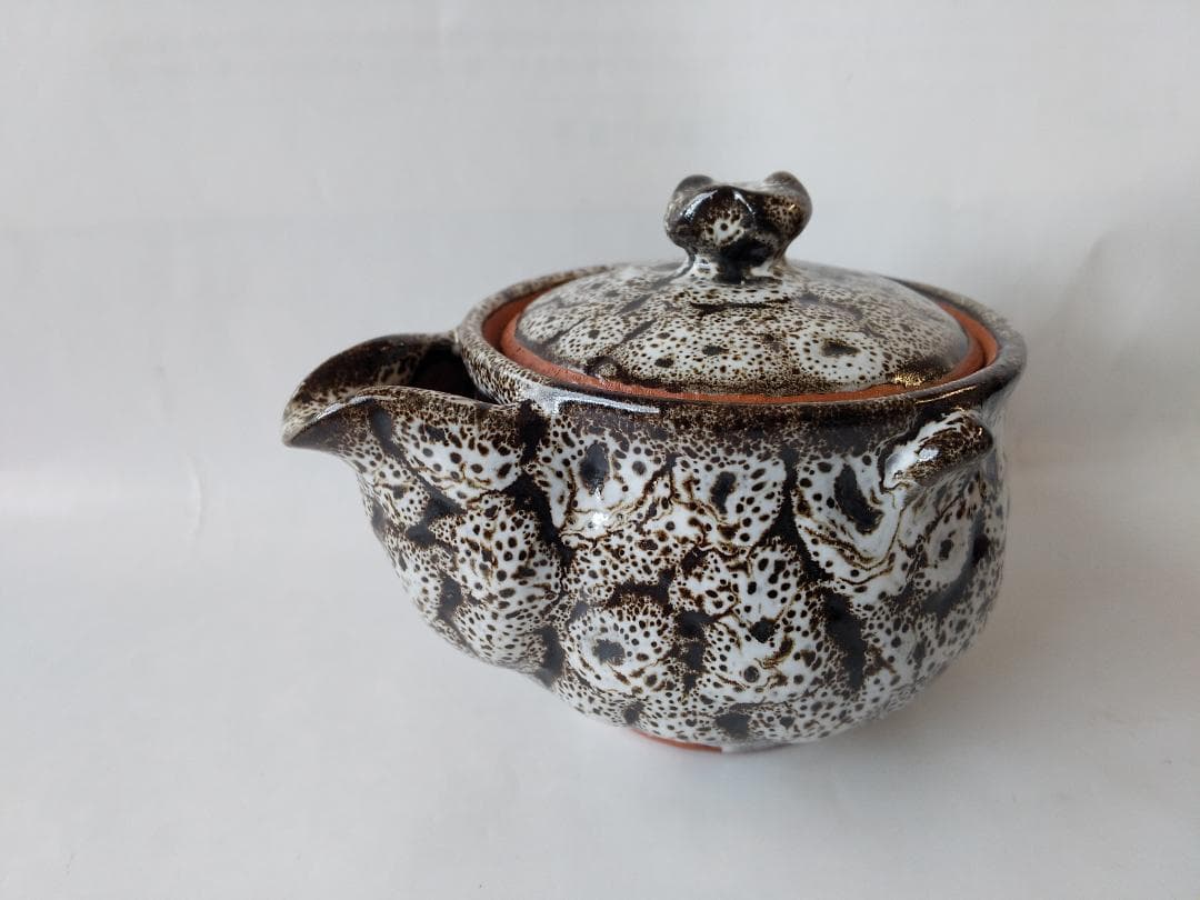 希少品 萩碗 宝瓶 佐々木建 作 萩煎茶器 共箱 現代アート 煎茶道具 新品