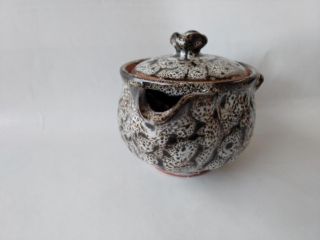 希少品 萩碗 宝瓶 佐々木建 作 萩煎茶器 共箱 現代アート 煎茶道具 新品