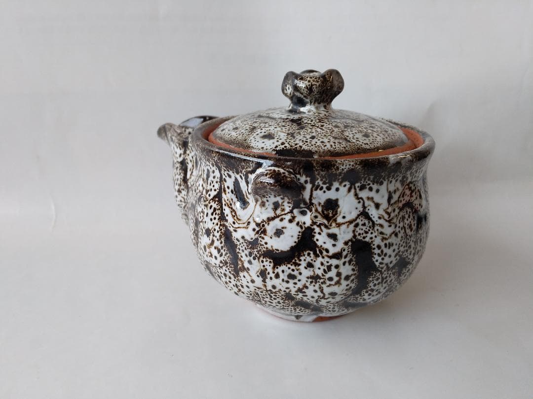 希少品 萩碗 宝瓶 佐々木建 作 萩煎茶器 共箱 現代アート 煎茶道具 新品
