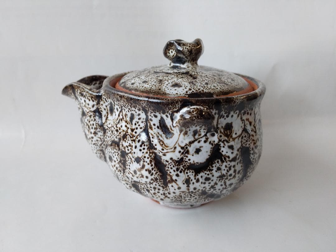 希少品 萩碗 宝瓶 佐々木建 作 萩煎茶器 共箱 現代アート 煎茶道具 新品
