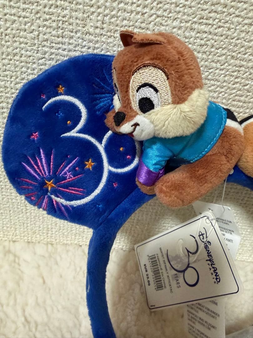 ディズニーランドパリ　30周年　チップとデール　カチューシャ　DLP 海外