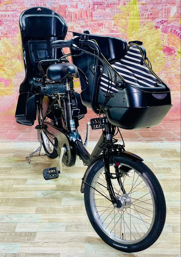 ZK3840 電動自転車 パナソニック ギュット 子供乗せ 20インチ 送料無料