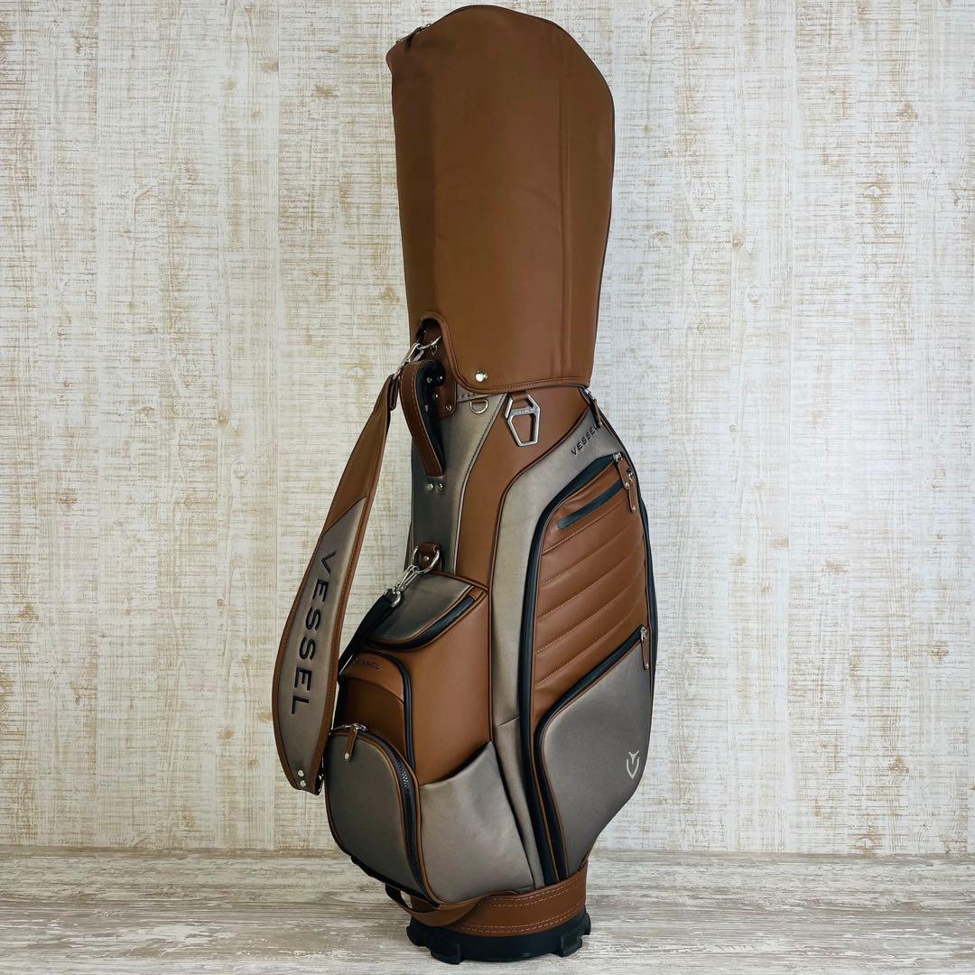 【美品】VESSEL APX Staff ベゼル　シンセティック　キャディバッグ