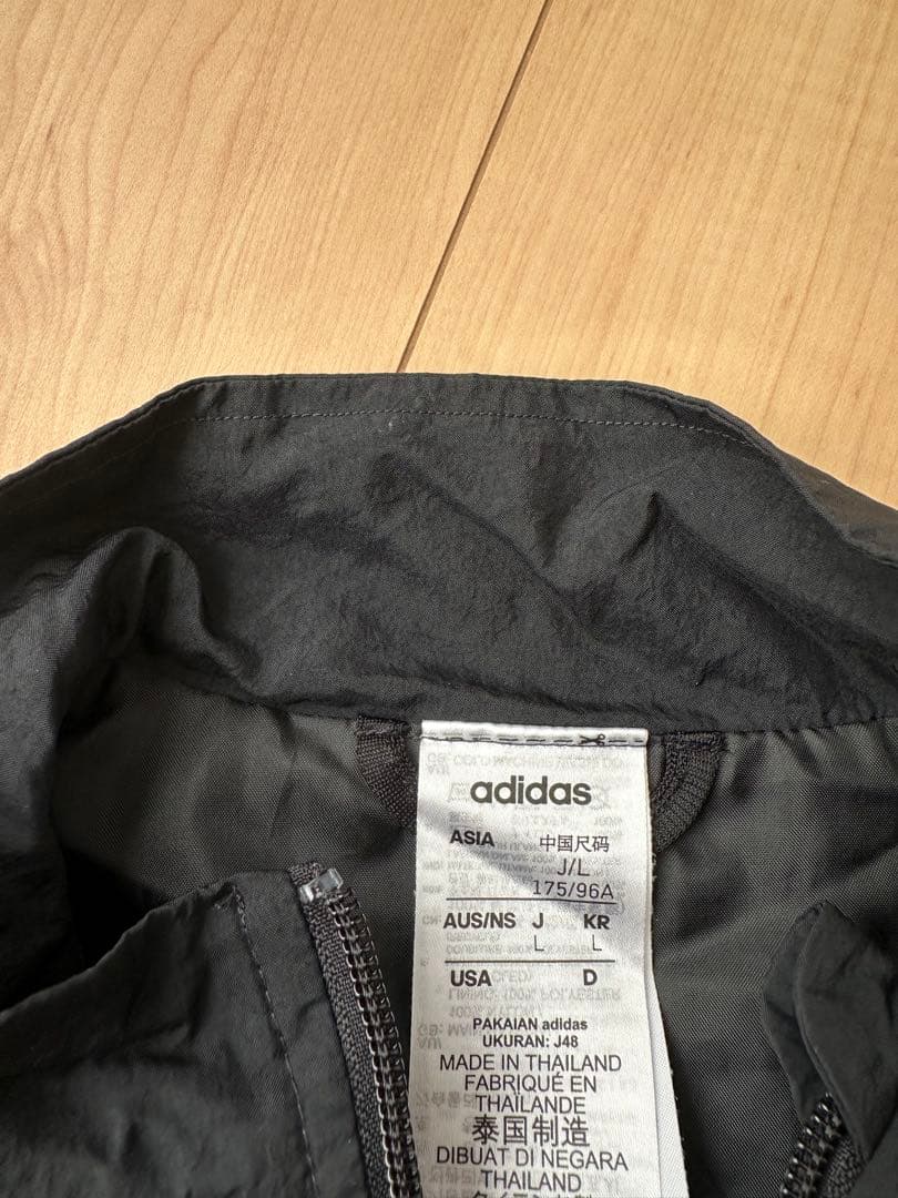 adidas ブラック ジャージ上下セットL