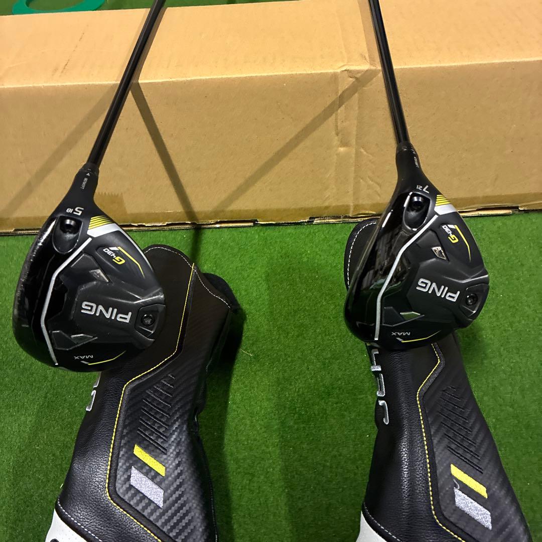 PING g430フェアウェイウッド 5番 7番セット 純正SRシャフト