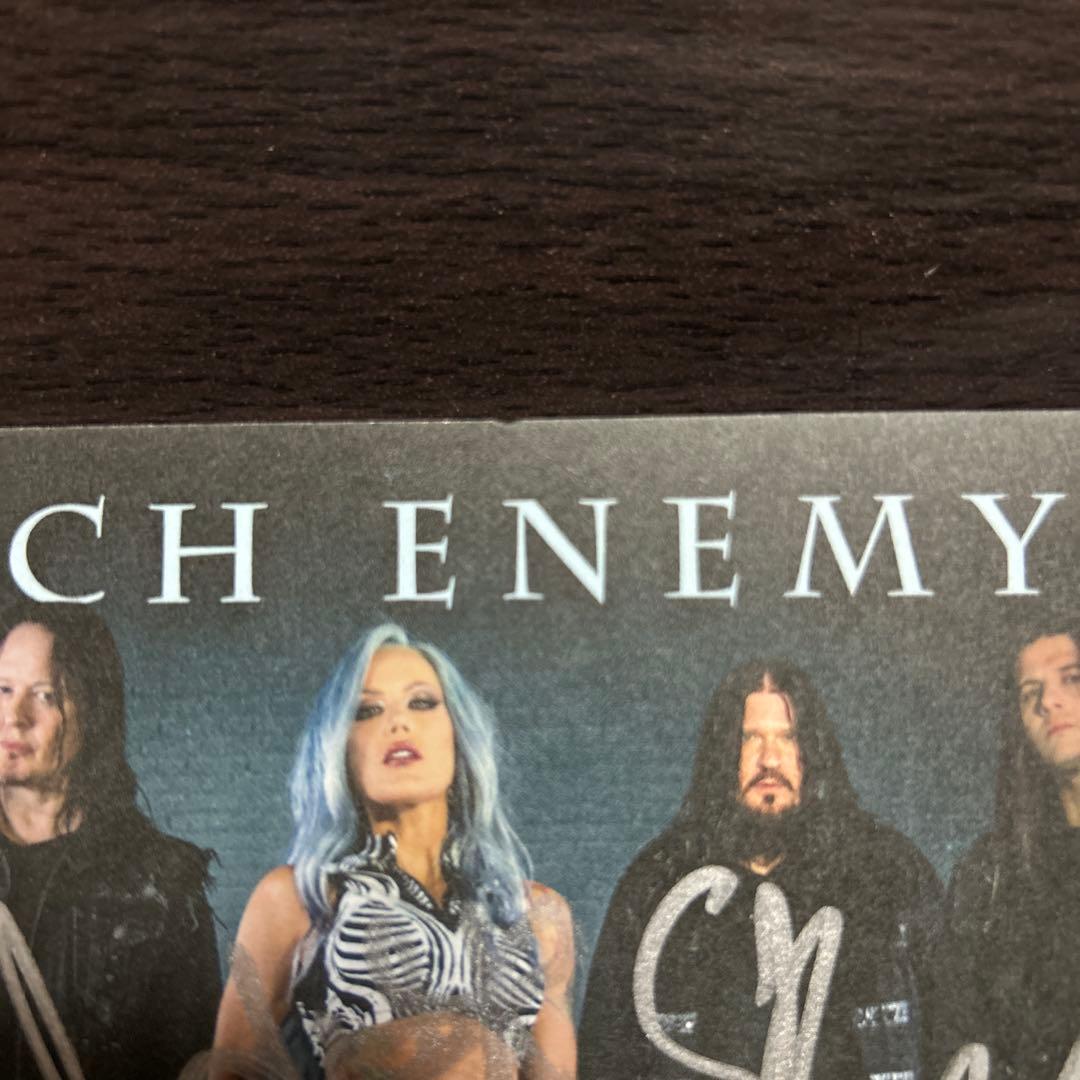 ARCH ENEMY サイン入りポストカード