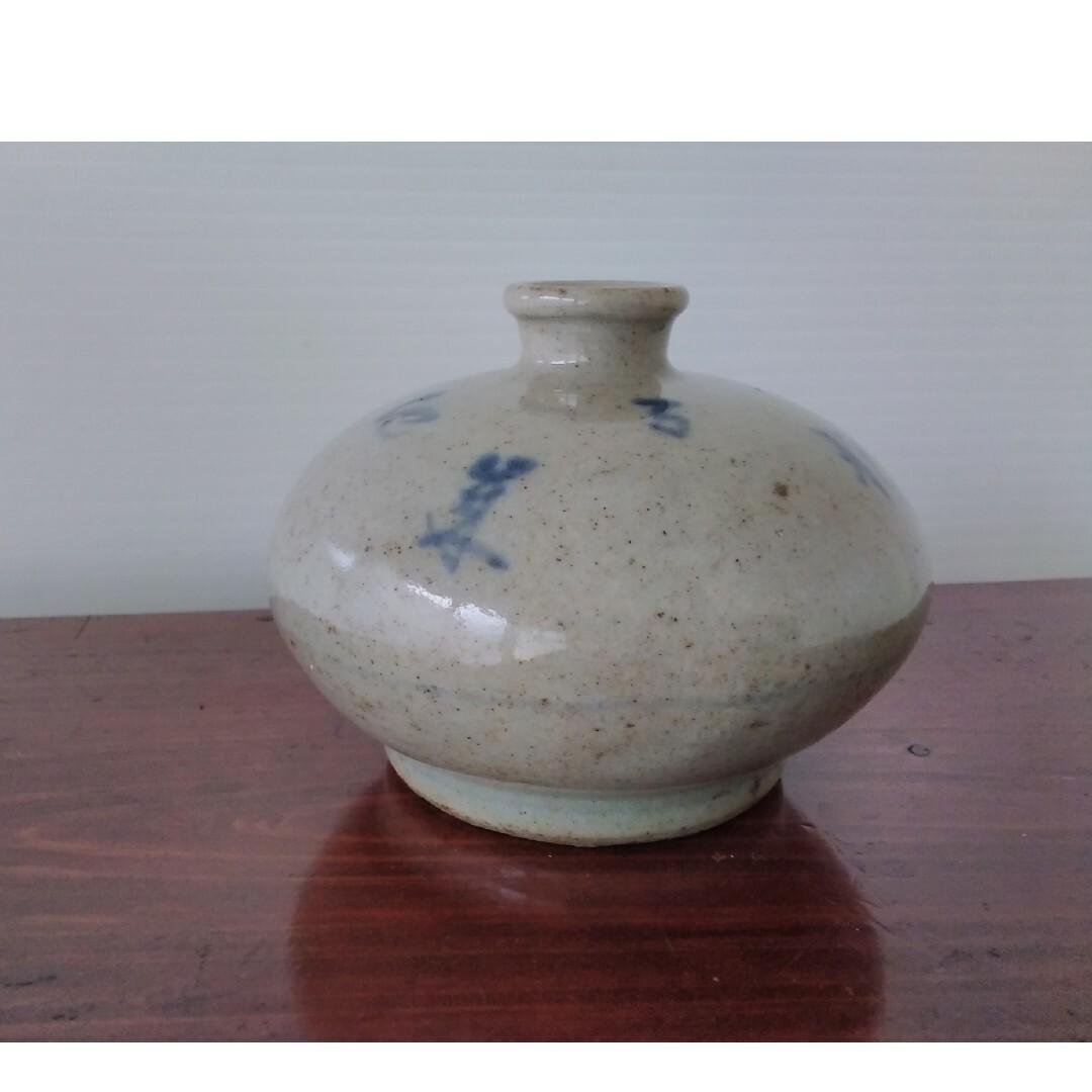 油壺　骨董　染付け　古伊万里