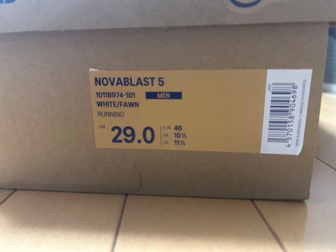 [極美品]ASICS NOVABLAST 5 ノヴァブラスト 5 29.0cm