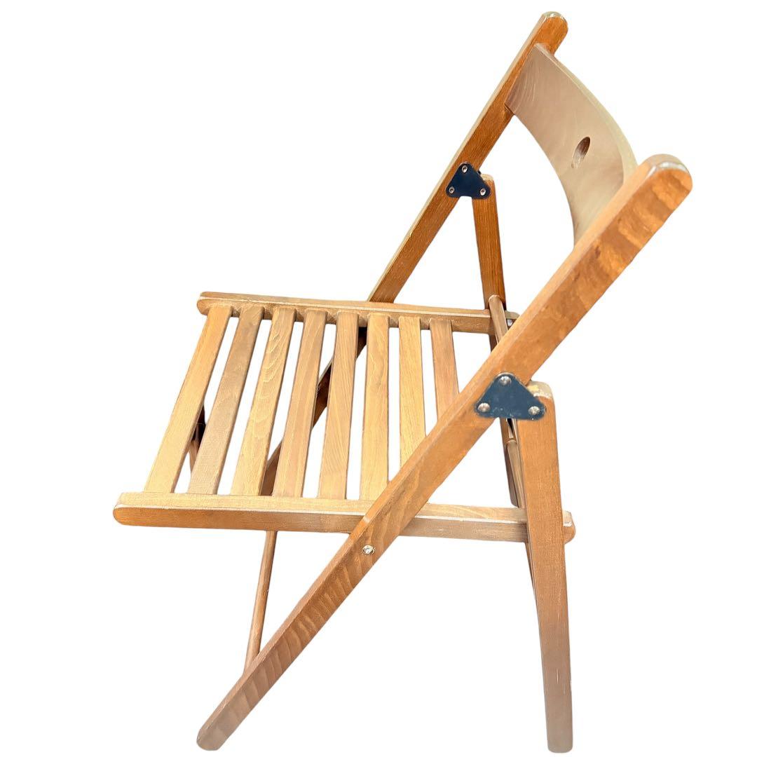 ① 2脚セット IKEA TERJE イケア ウッドチェア 椅子 ガーデン