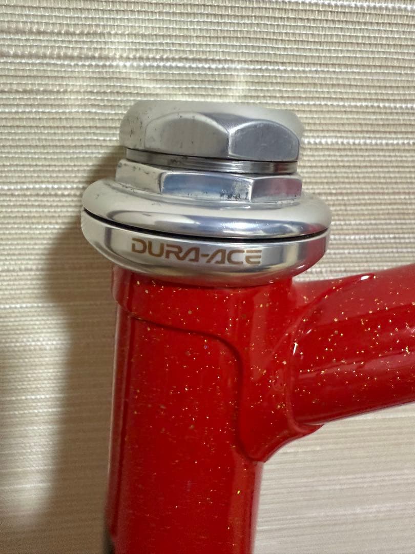 NJS UMEZAWA 金ラメ fc7600 クランク付きフレームセット
