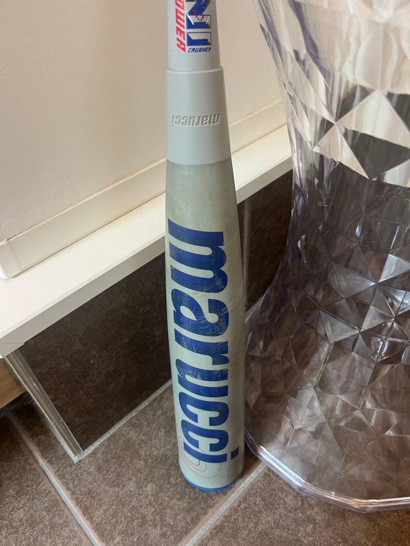 Marucci 軟式バット 青/グレー　青ワニ　ワニクラッシャー82センチ