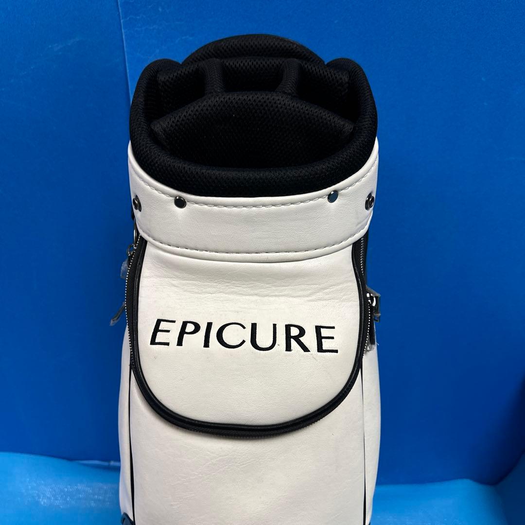 EPICURE キャディバッグ ホワイト/ブラック美品商品