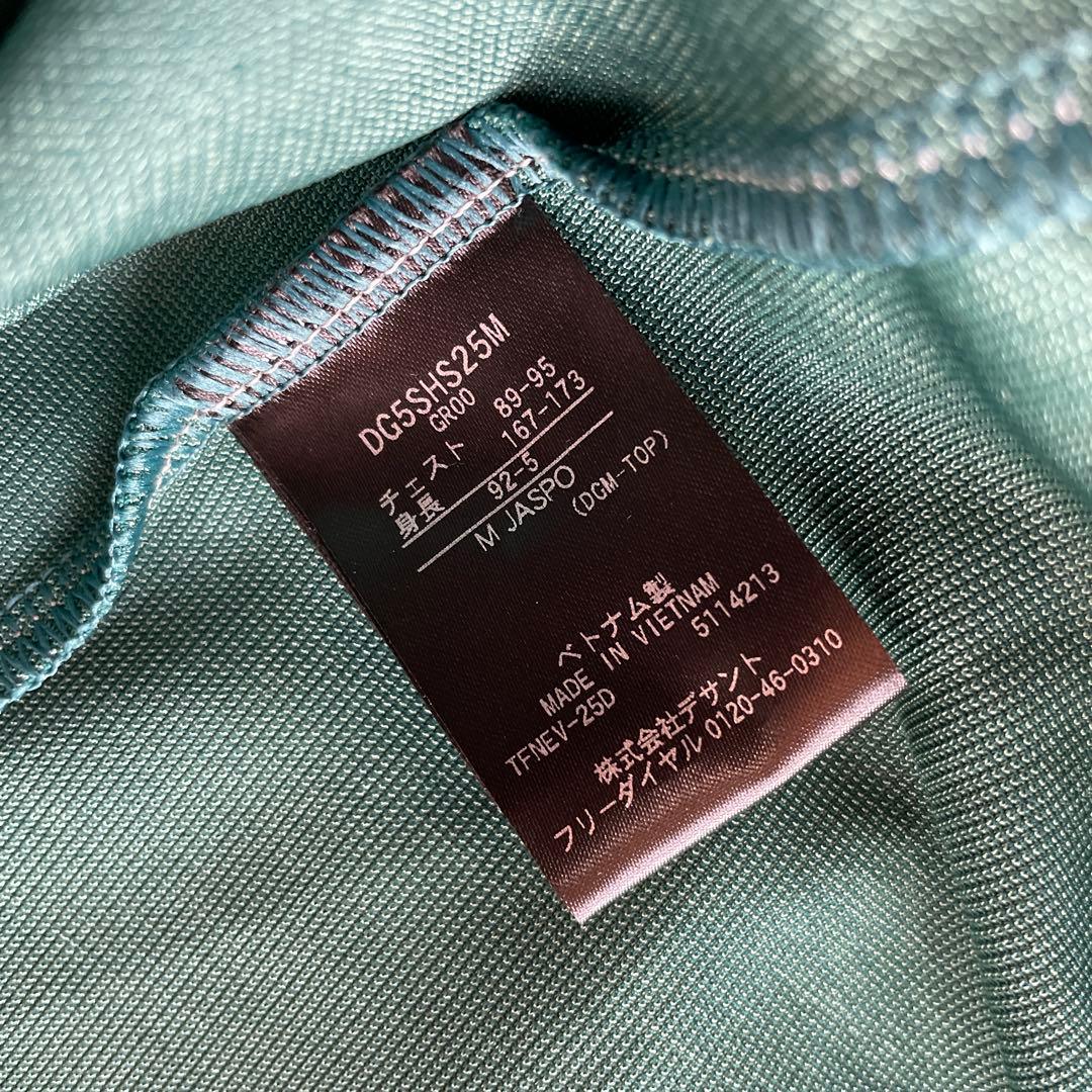 ゴルフウェア【DESCENTE】鹿の子半袖ポロシャツ　M