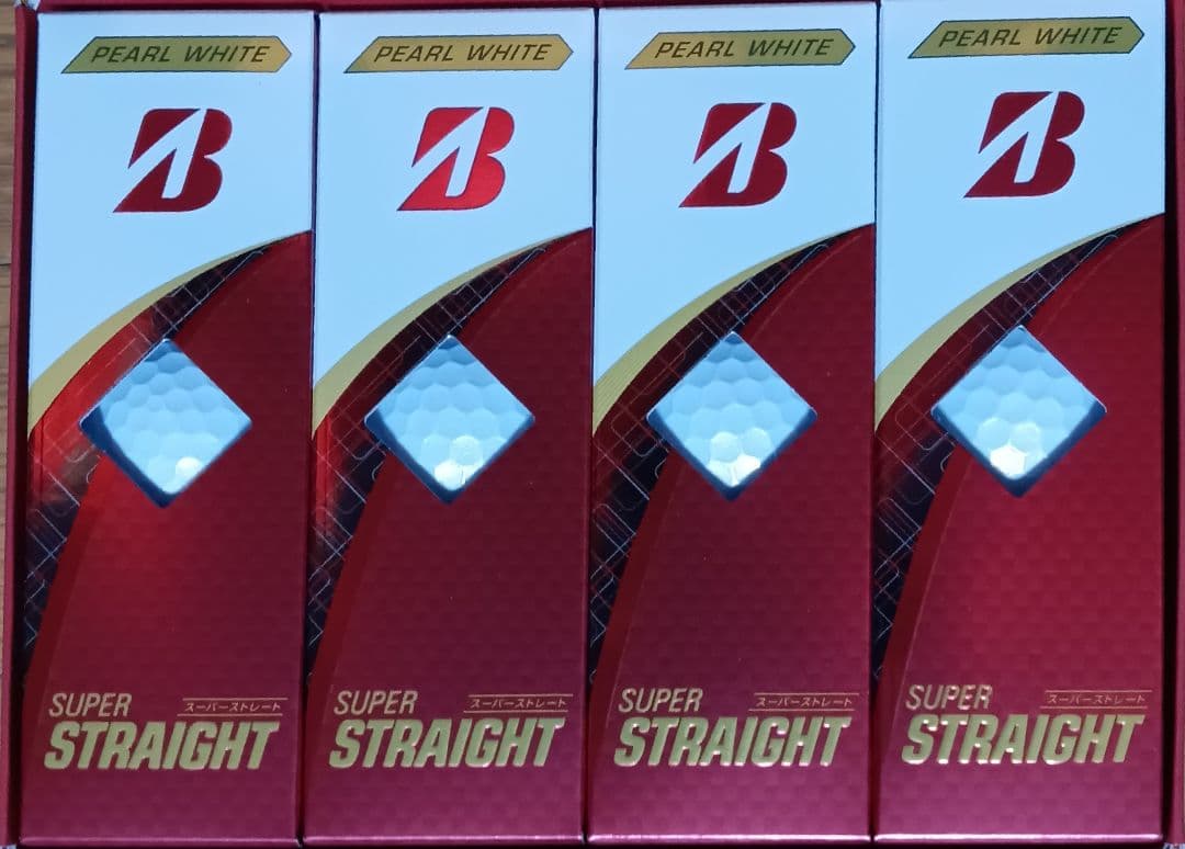 2ダース★ブリジストン　スーパーストレート　パールホワイト　新品