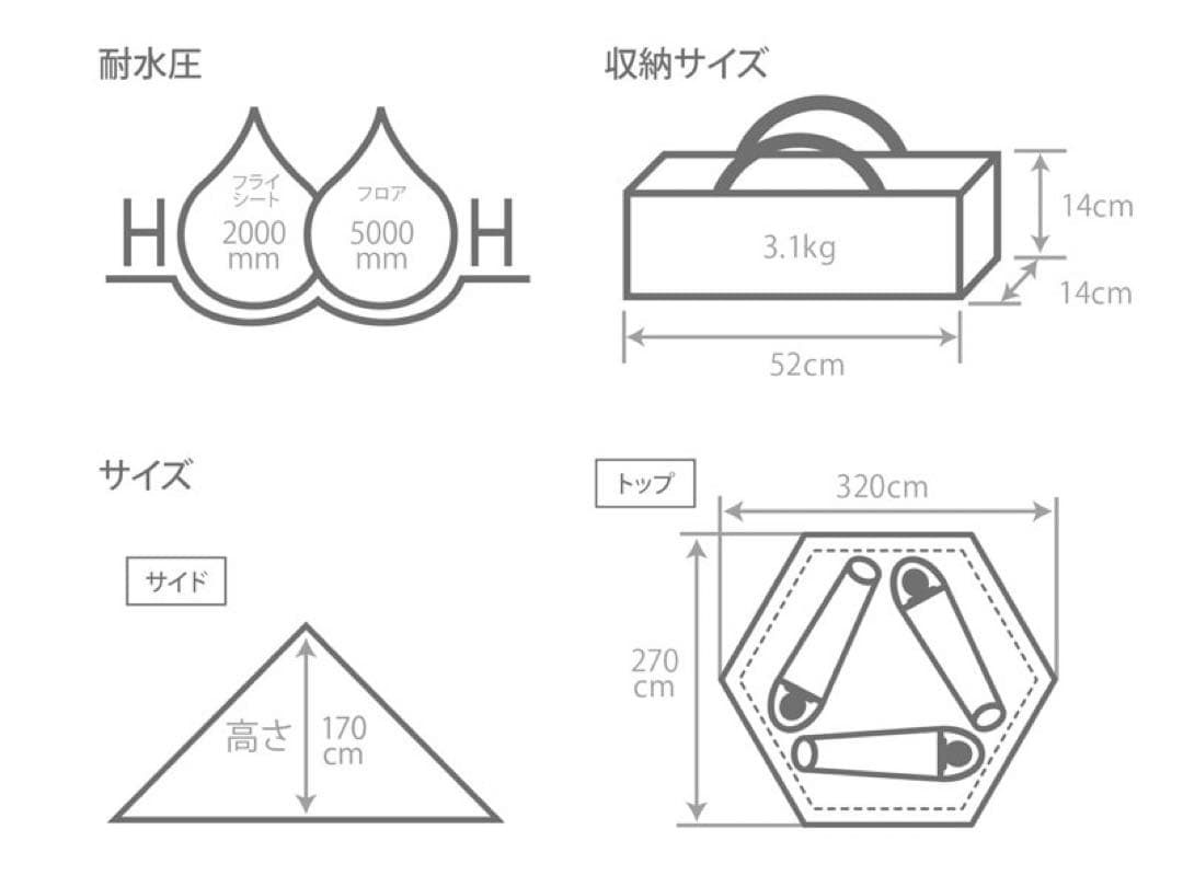 DOD ワンポールテントS