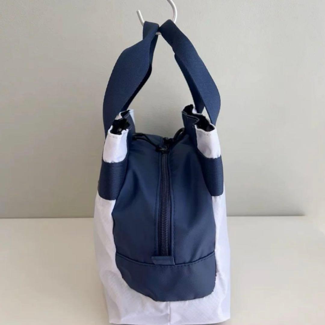 【新品未使用】アダバット adabat ロゴデザイン カートバッグ ホワイト