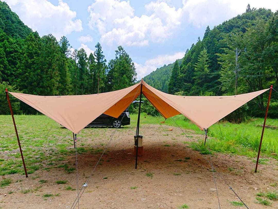 1回使用　ビジョンピークス　TC BUTTERFLY SHELTER 大型タープ