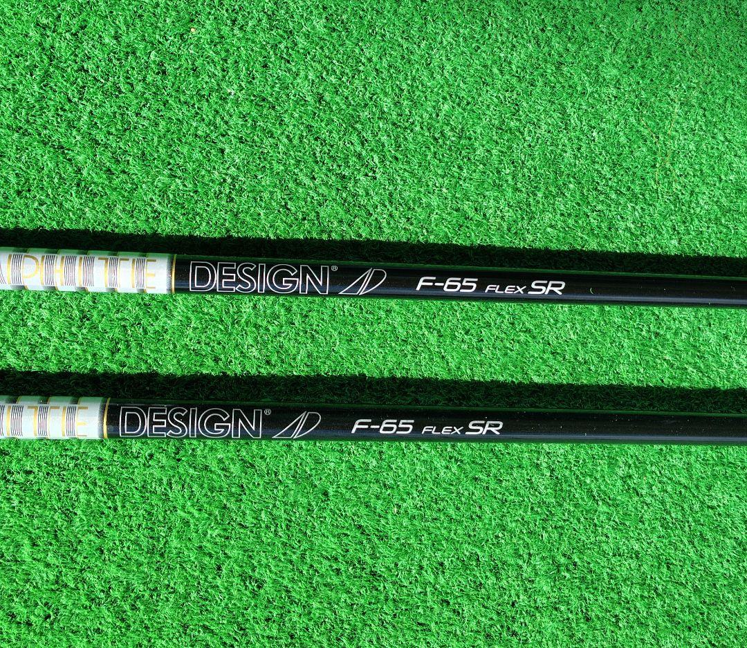 【専用】ツアーAD F 65 SR ピンスリーブ付き 5W 7W用 2本